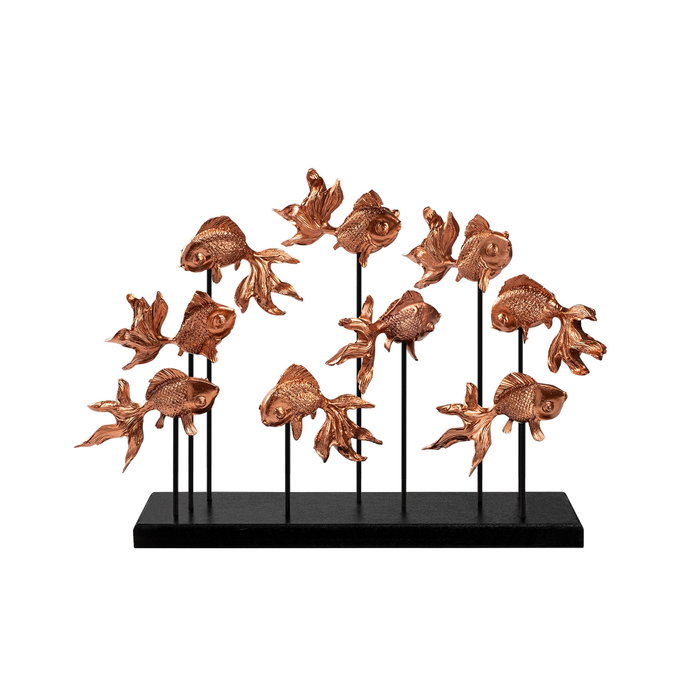 Aberto Design GOLDFISH 2 Objeto Decorativo de Cobre Aberto Design GOLDFISH 2 Objeto Decorativo de Cobre
